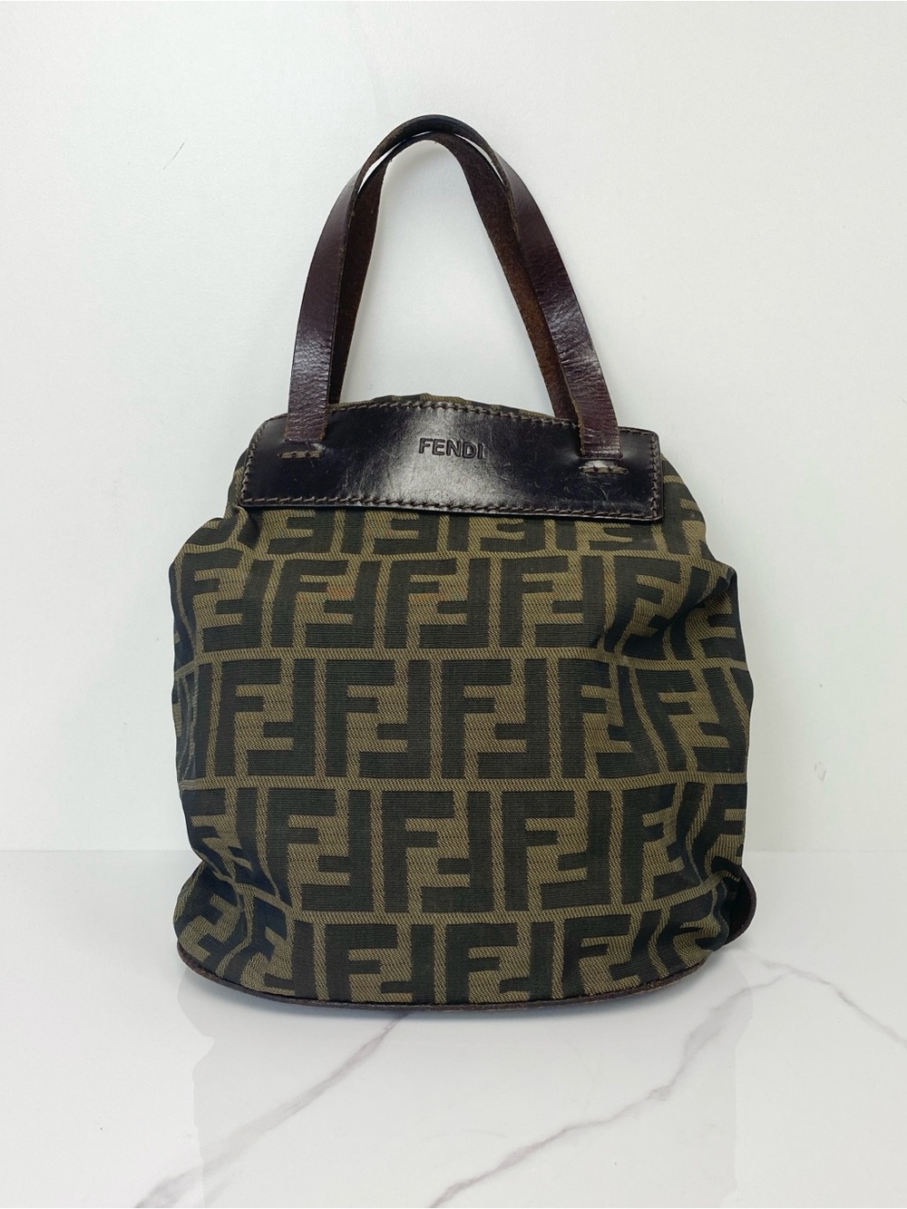 Fendi Zucca FF Vintage Bucket Bag